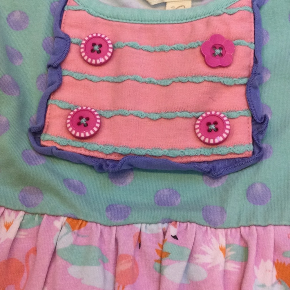 Matilda Jane Pink and Blue Striped Top - Picture 5 of 6